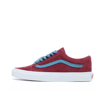 Old Skool Vans 'Oversized Lace Cabernet Adriatic Blue'