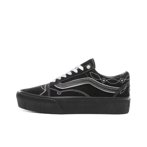 Vans Old Skool Skateboard Shoes Women's Low-Top Black/White