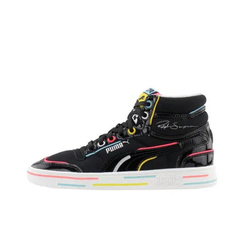 PUMA Ralph Sampson Skateboard Shoes Women's Low-Top Black/White