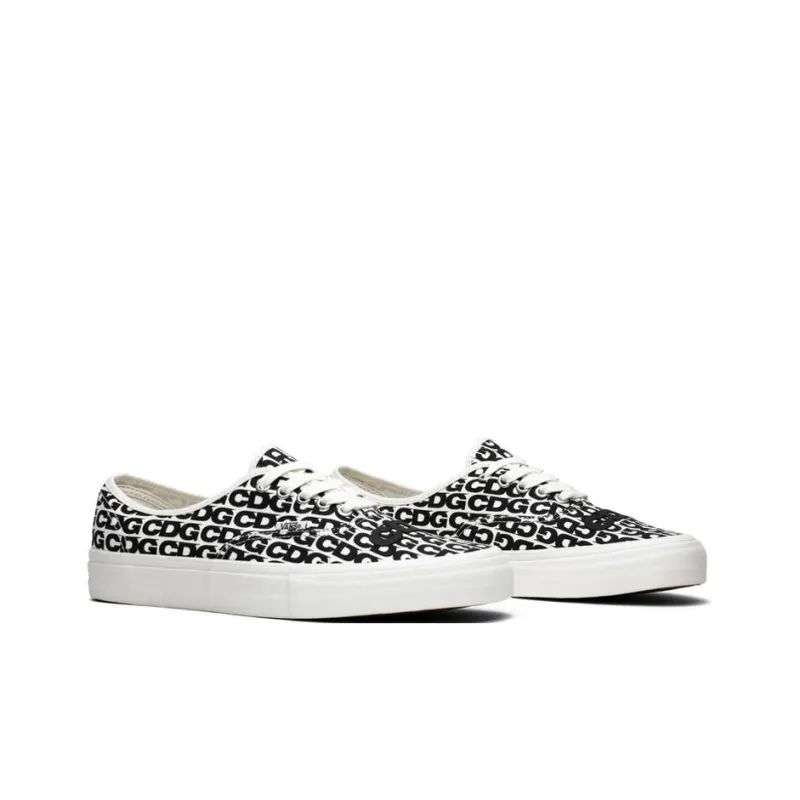Vans Authentic Comme Des Garcons White Heel Tab-1