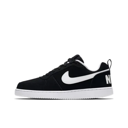 Nike Court Borough Skateboard Shoes Unisex Low-Top Black/White