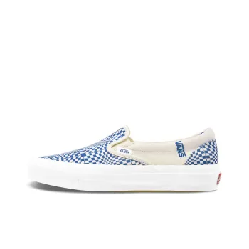 Vans Slip On Optical Check True Blue
