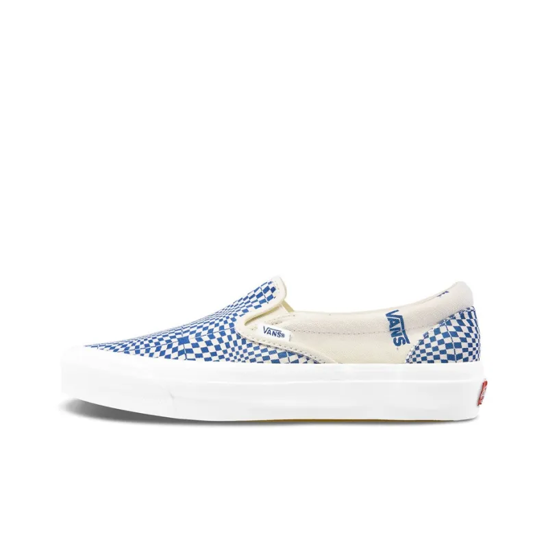 Vans Slip On Optical Check True Blue-0
