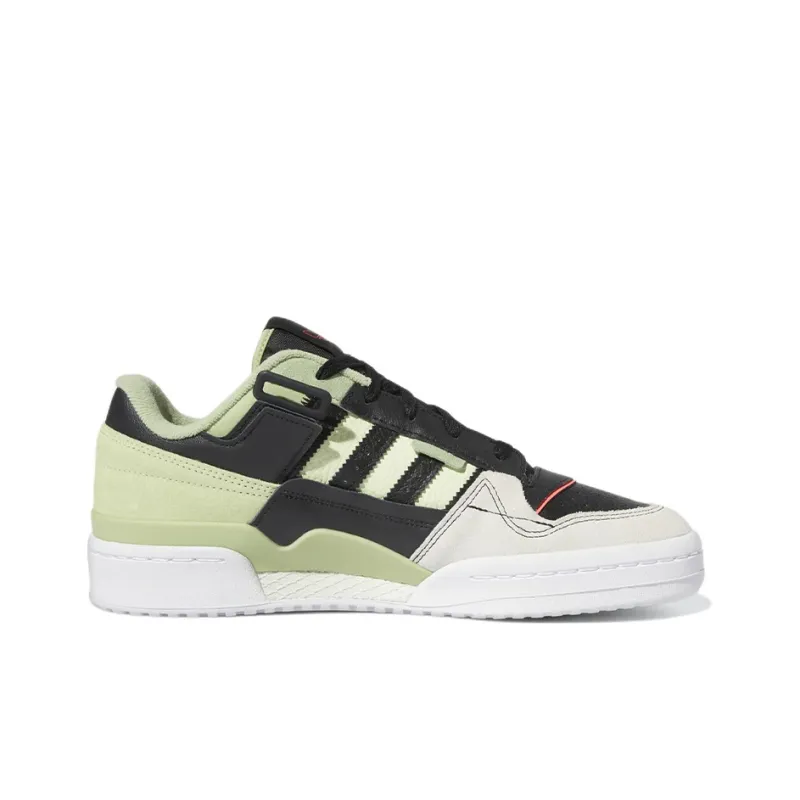 Adidas Forum Exhibit Low Core Black Almost Lime Magic Lime-1