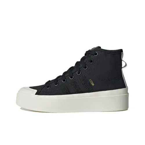 Nizza Women's Adidas Originals Bonega Mid 'Black White' Women's