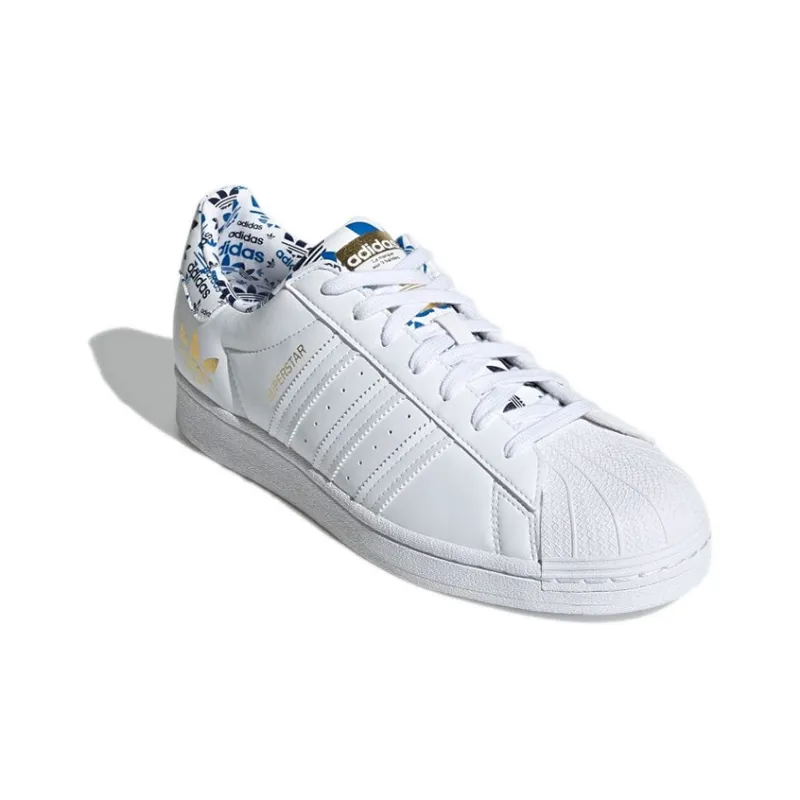 Adidas Originals Superstar 'White Blue Lining'-2