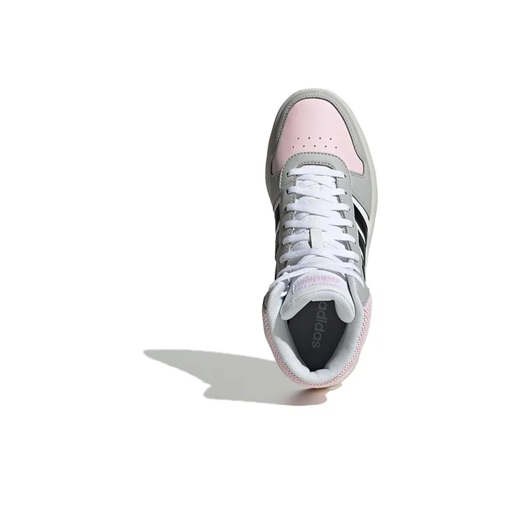 Adidas Neo Hoops 2.0 Mid 'White Pink Black' Women's-4