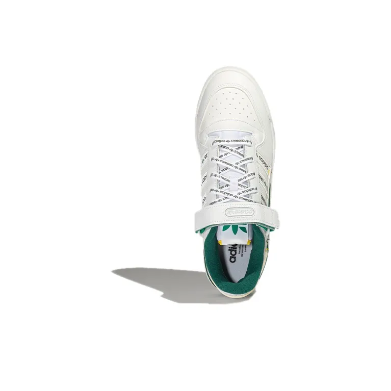 Adidas Originals Forum Low Shoes 'White Green'-4