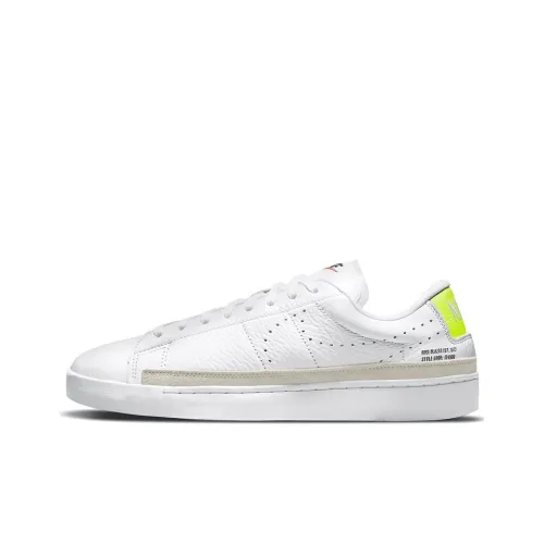 Nike Blazer Skateboard Shoes Men Low-Top White/Yellow