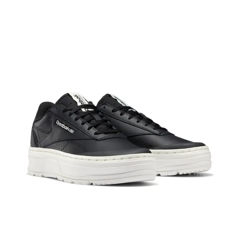 Reebok Club C Double Geo Black Chalk Women's-2