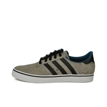 Adidas Originals Seeley Wear-Resistant Low-Top Skateboard Shoes Men's Gray Black White