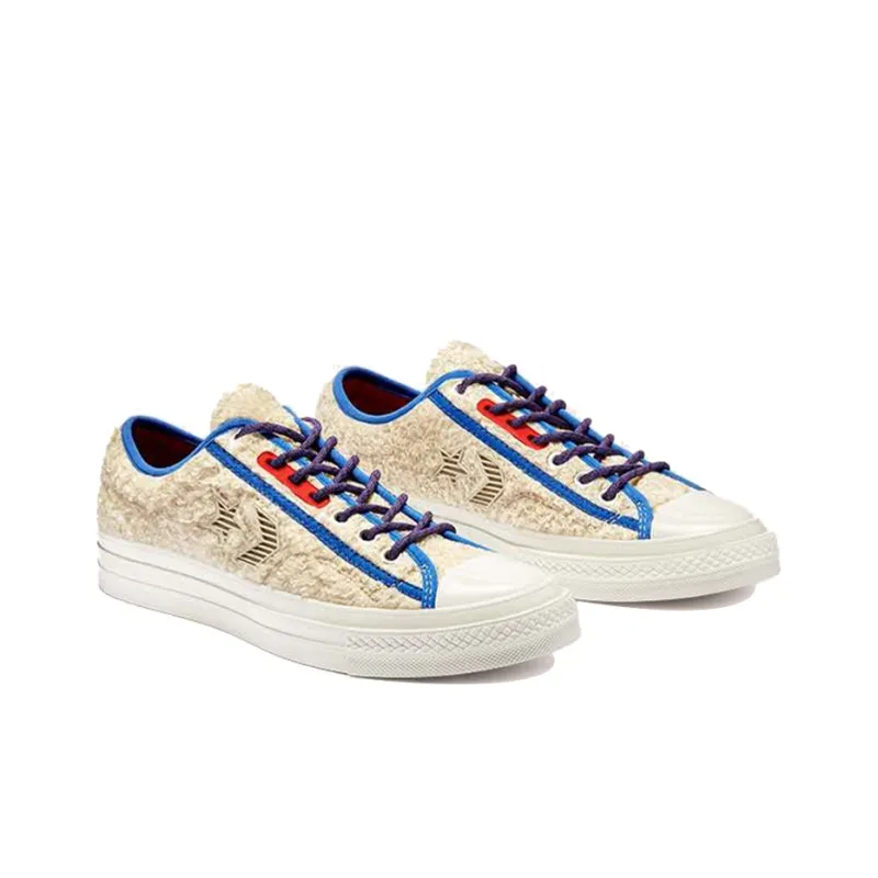 Converse Star Player Ox Retro Sherpa White Swan-2