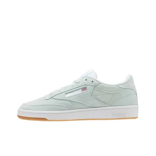 Reebok Club C Skateboard Shoes Women's Low-Top Mint Green