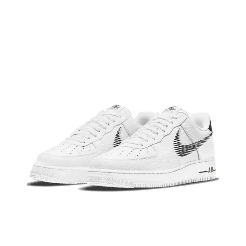 Nike Air Force 1 Low Zig Zag Black White-2
