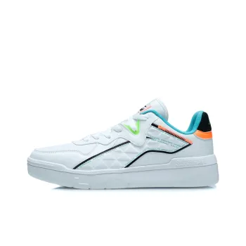 LiNing Wave Superwave Lite Anti Slip Wear Resistant Low Top Skateboard Shoes White Black Blue