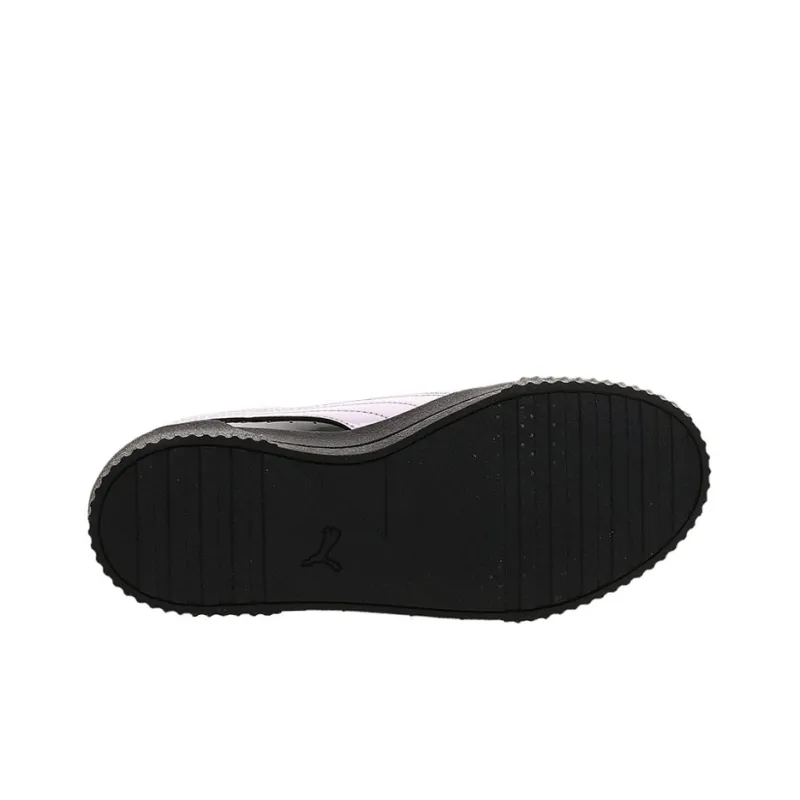 PUMA Carina Wear-resistant And Lightweight Low-Top Skateboard Shoes Women's Black Pink-4