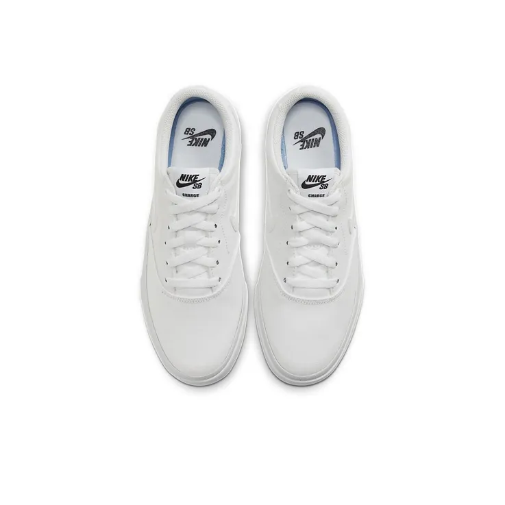Nike Sb Charge Canvas 'Triple White' Women's-4