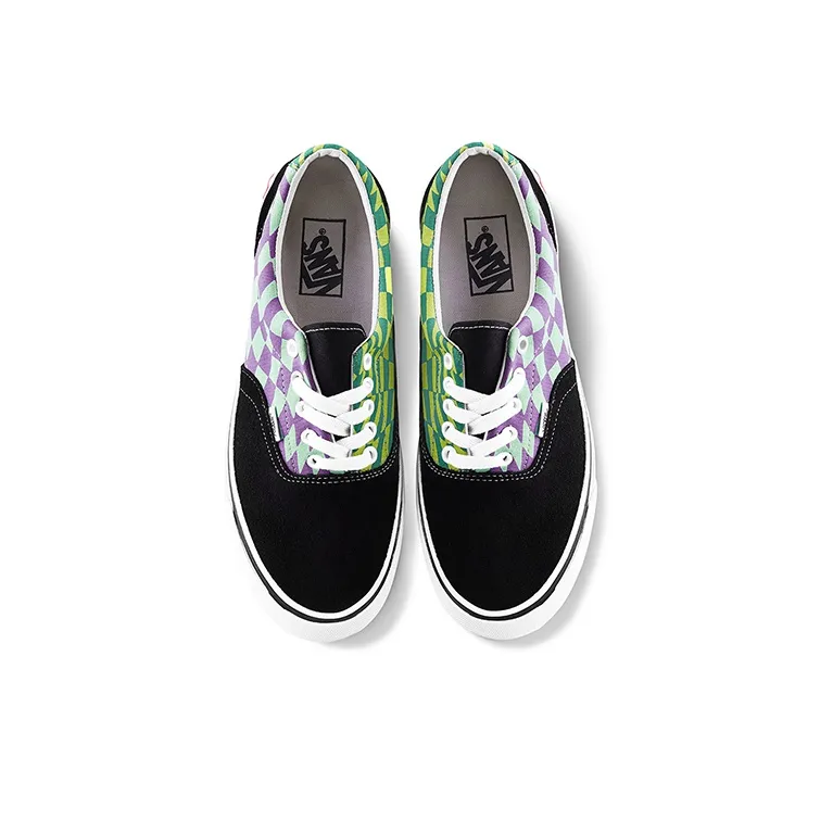 Vans Era Checkerboard Black/Multi Color-3