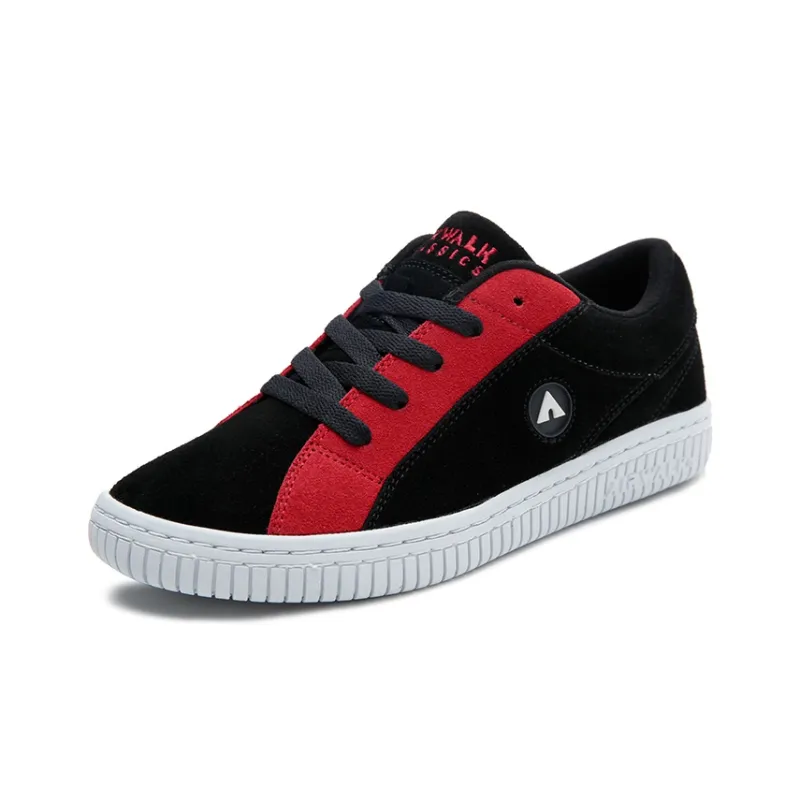 Airwalk Skateboard Shoes Men Low Top Black/Red-1