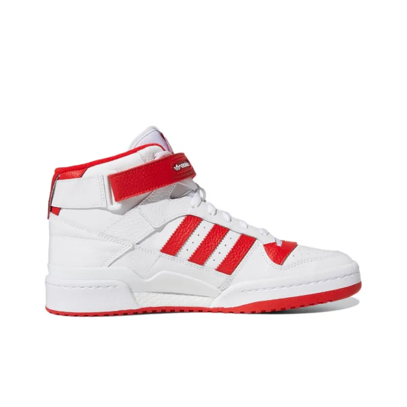 Adidas Forum Mid Cloud White Vivid Red-1