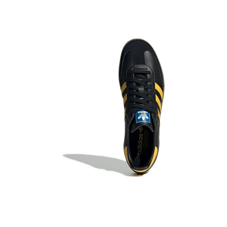 Adidas Samba Og Core Black Equipment Yellow-3