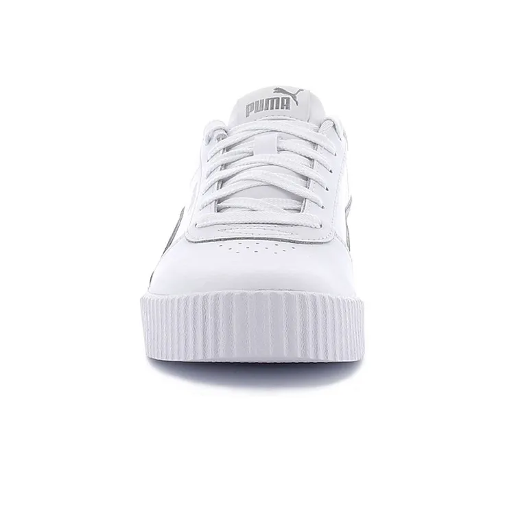 PUMA Carina Leather 'White Grey' Women's-2