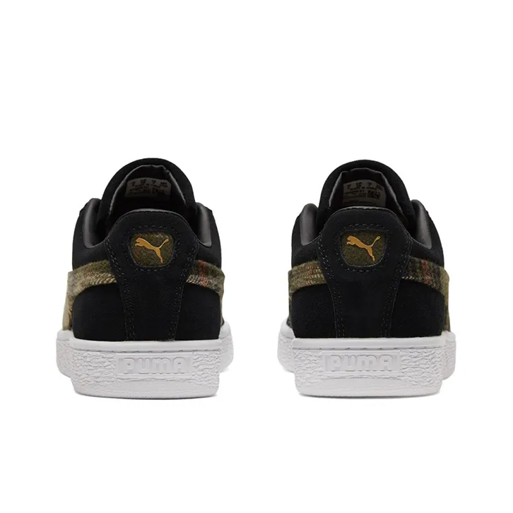 PUMA Unisex Suede Classic Flannel Sneakers Black-4