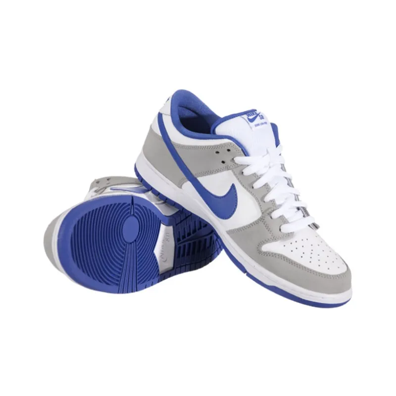 Nike Dunk Low Pro Sb Matte Silver Varsity Royal-3