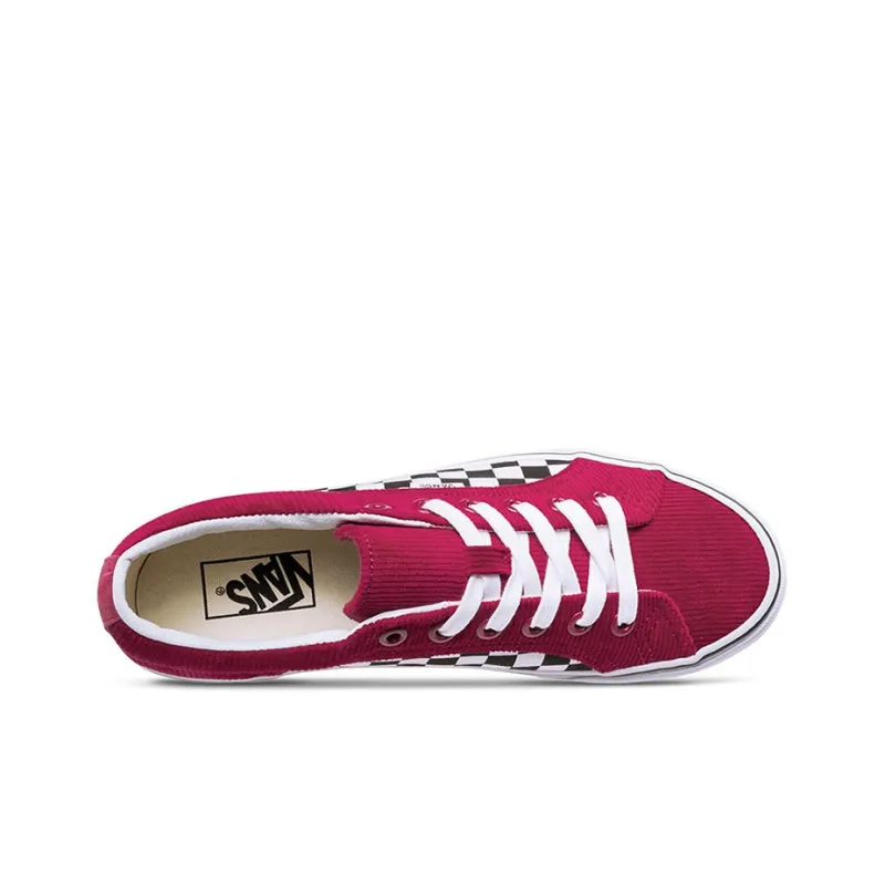 Lampin Vans 'Checkerboard Corduroy Scooter Red'-2
