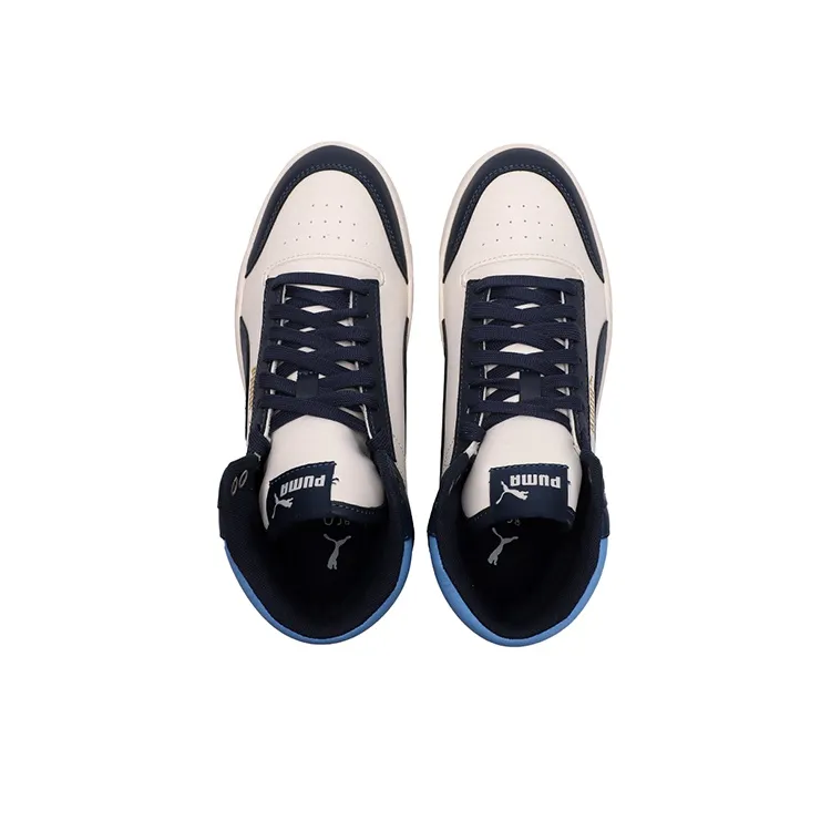 PUMA Shuffle Mid Mid Tops Casual Skateboarding Shoes Unisex Blue White-3