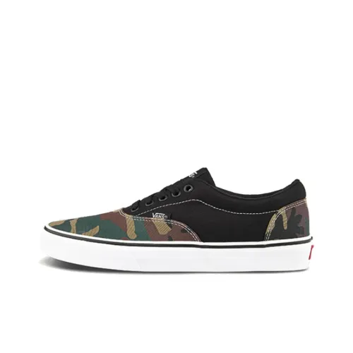 Vans Authentic Skateboard Shoes Unisex Low-Top Black/Green