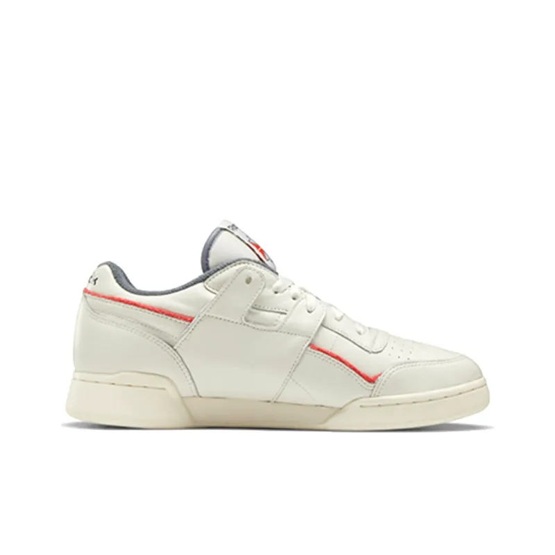 Reebok Workout Plus White Skate Shoes-1