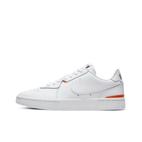 Nike Court Blanc Skateboard Shoes Women's Low-Top White/Red