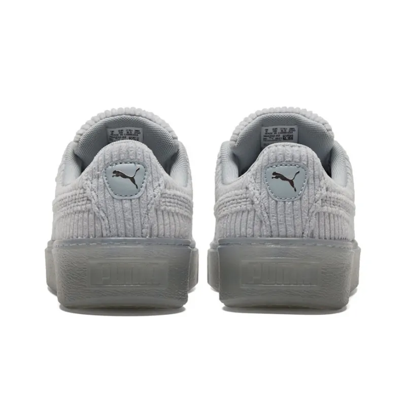 PUMA Basket Platform Strap 'Grey' Women's-4