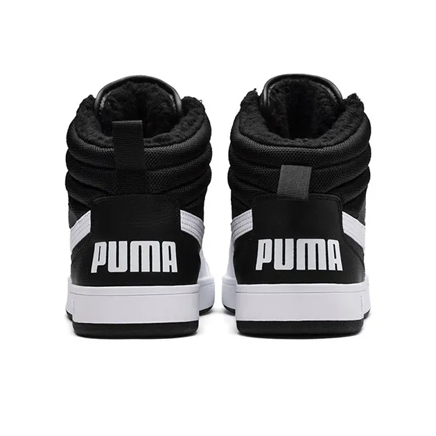 PUMA Rebound Street V2 Fur 'Black White' Women's-3