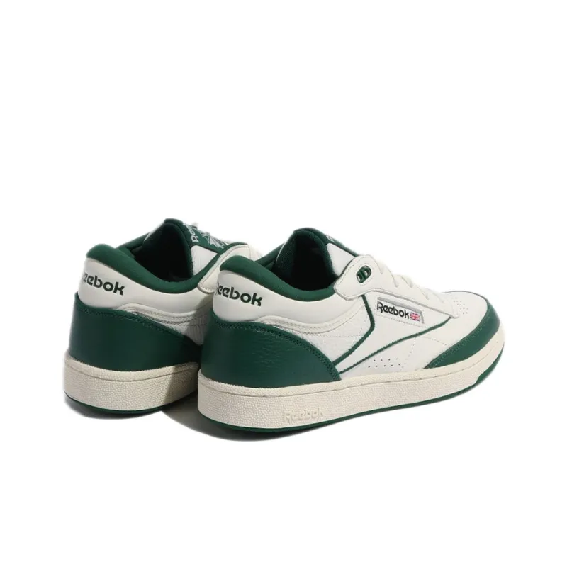 Reebok Unisex Club C Mid Ii Sneakers White/Green-4