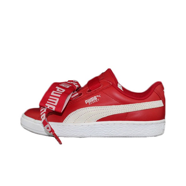 PUMA Basket Heart De Red White Women s POIZON