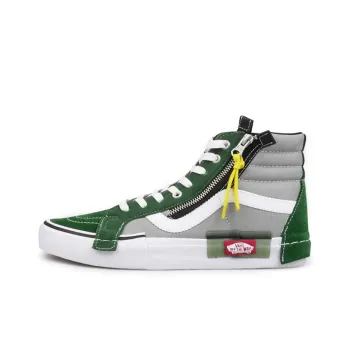 Vans Florals SK8 HI Reissue Cap Shoes Green
