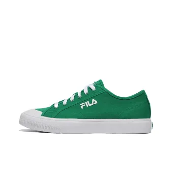 FILA Classic Kicks B V2 Cushioned Wear Resistant Lightweight Breathable Low Top Skateboard Shoes Unisex White Green