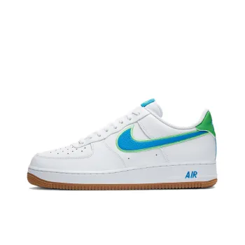 Nike Air Force 1 Low White Poison Green Photo Blue Gum