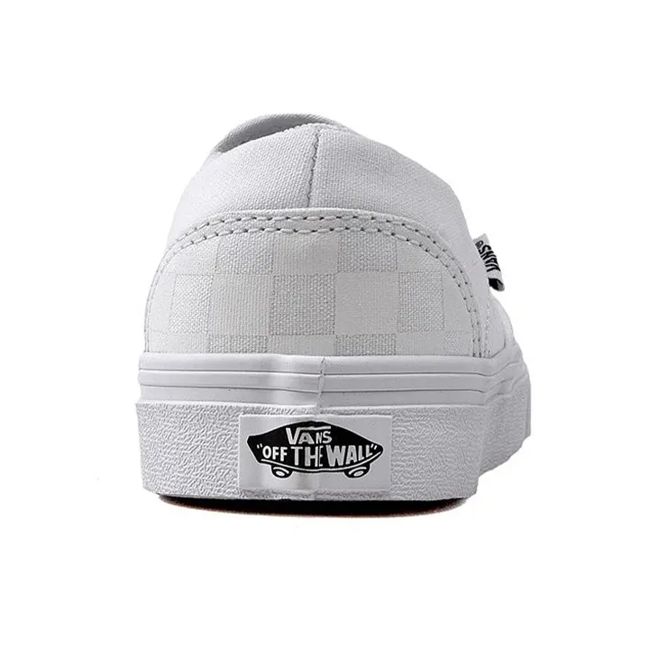 Vans Women's Asher 'White Checkerboard' Women's-4