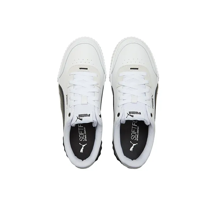 PUMA Carina Lift Shoes Black/White/Grey Women's-3