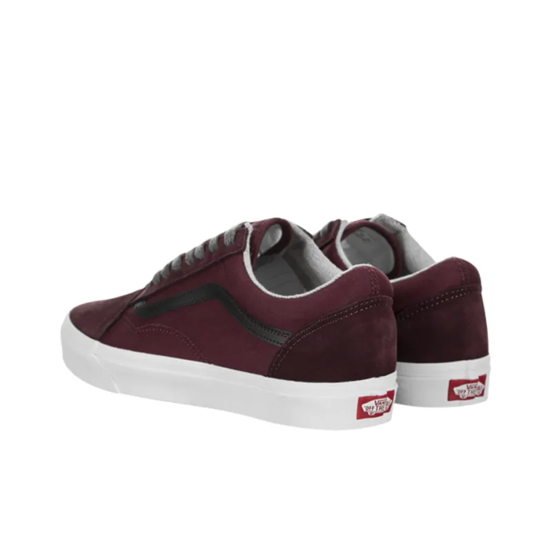 Vans Old Skool Casual Low Tops Skateboarding Shoes Unisex Red-2