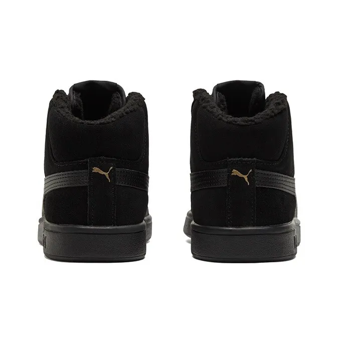 PUMA Smash V2 Mid Winter 'Black Team Gold'-3