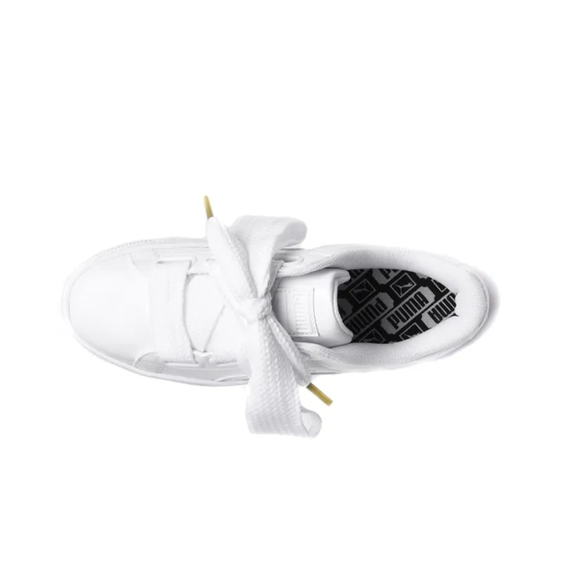 PUMA Basket Heart Patent 'White' Women's-2
