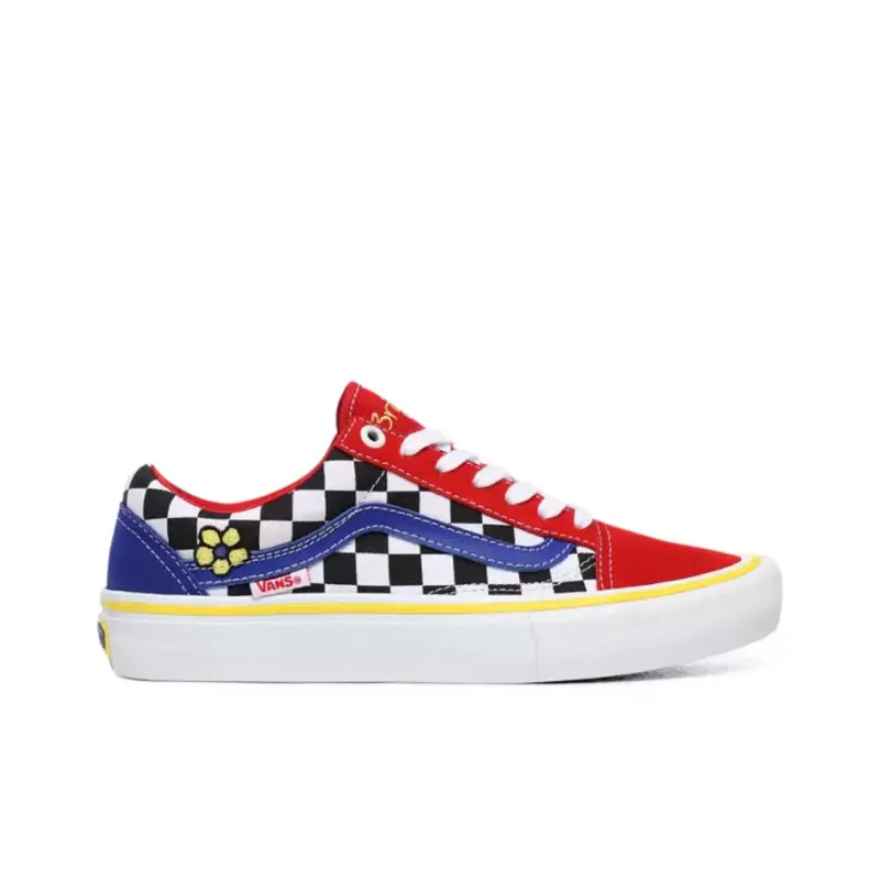 Vans Brighton Zeuner X Old Skool Pro 'Red Checker Blue'-1