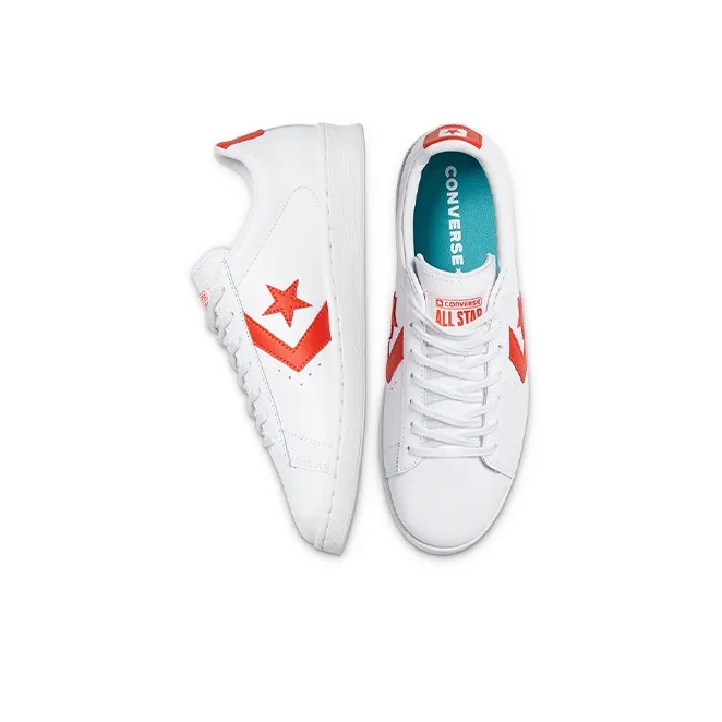 Converse Pro Leather Low Color Pop White Bright Poppy-3