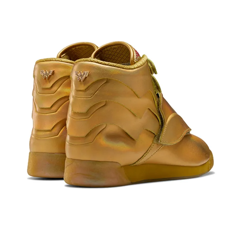 Reebok Wonder Woman 1984 X Women's Freestyle Hi 'Golden Eagle Armor'-4