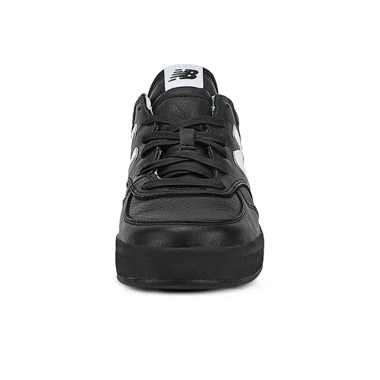 New Balance 300 Leather 'Black White'-2