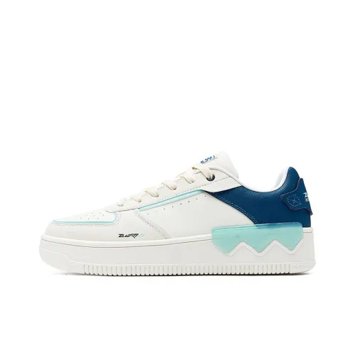 361° BOUND Technology Low-Top Skateboard Shoes Men's White Blue